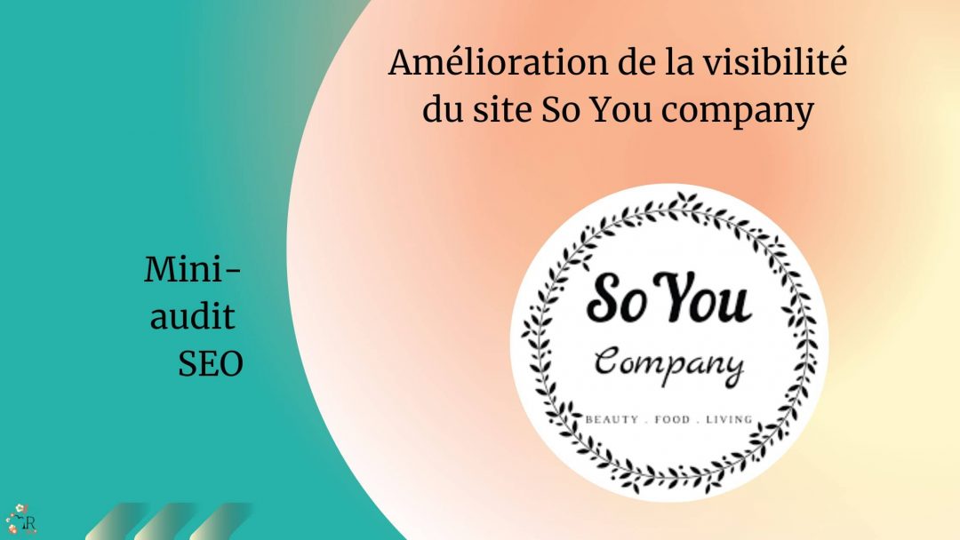 Mini-audit SEO du site web de So you company